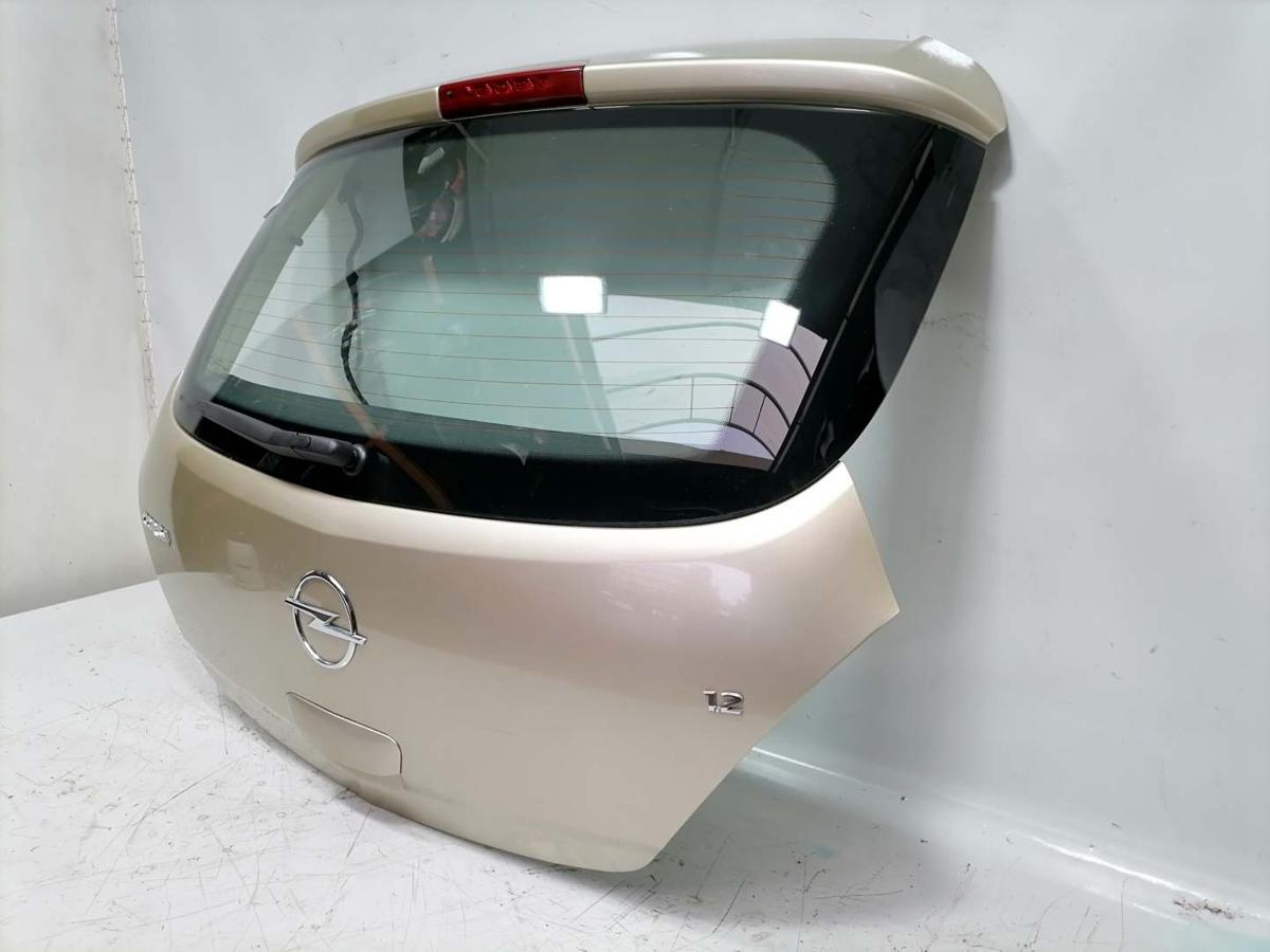 Opel Corsa D original Heckklappe mit Heckscheibe Champagnersilber Z40M 3-Türer Bj.2007